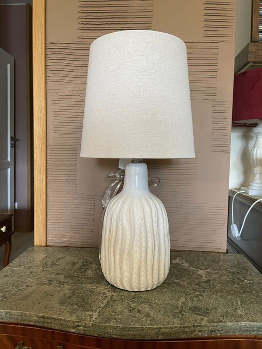 Lampa ceramiczna na stół, biurko