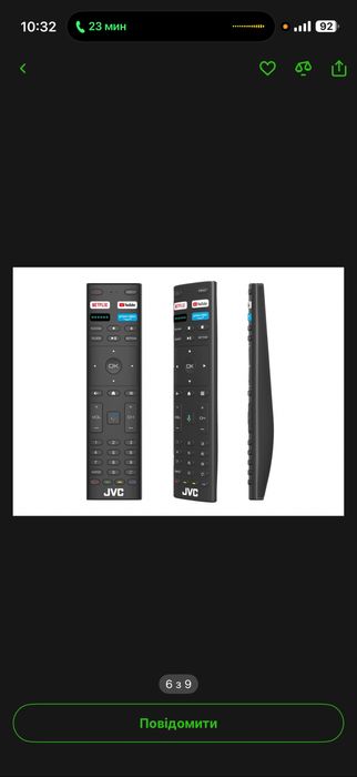 Телевизор JVC диоганаль 43