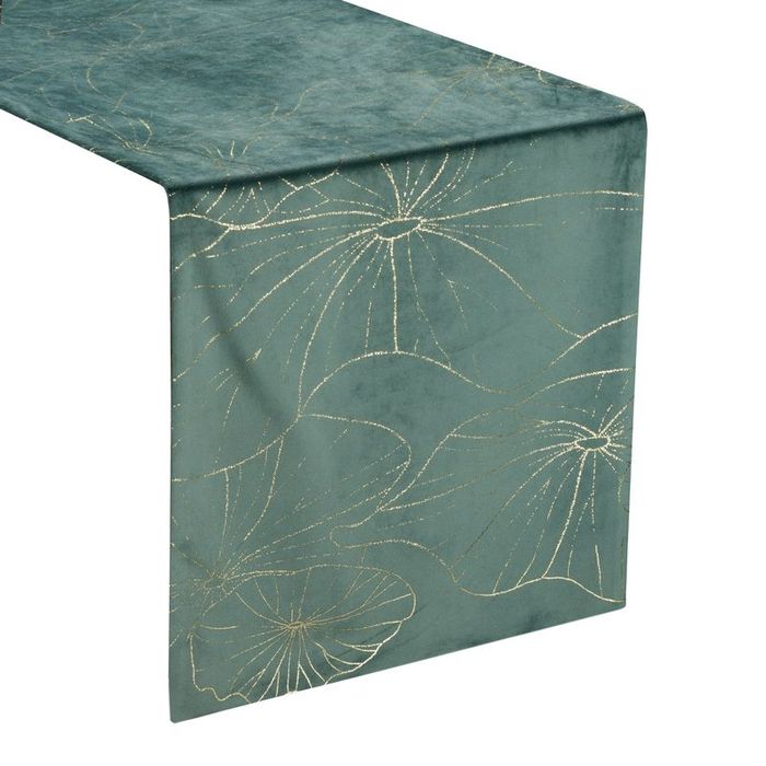 Obrus bieżnik 18 35x140 cm miętowy Design 01