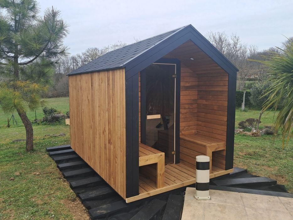 Sauna typu "Stodoła" ocieplona