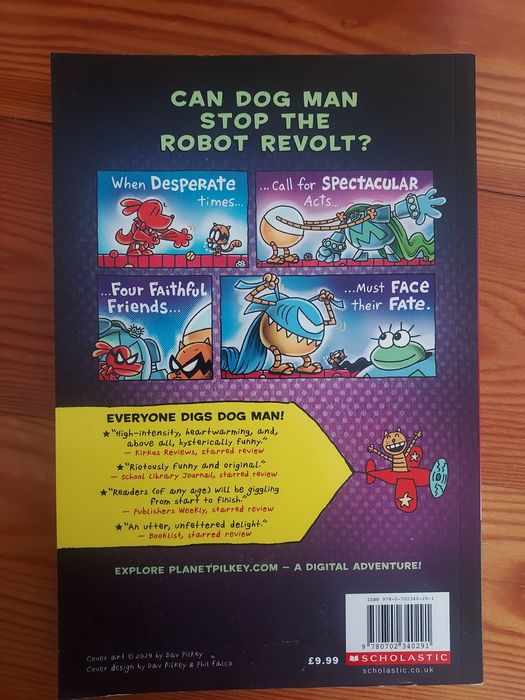 Dog Man the scarlet shedder-  livro em Inglês