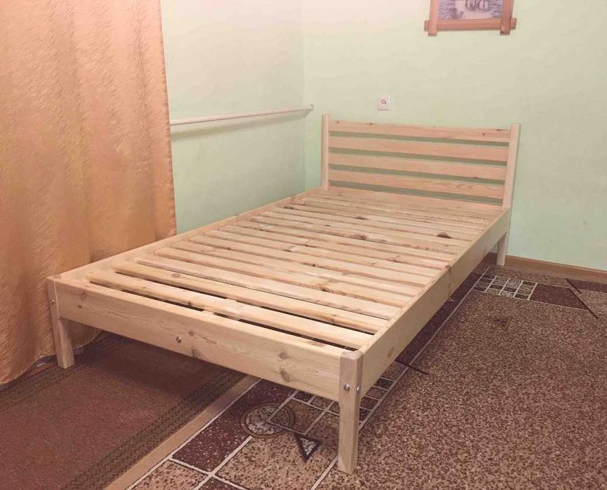 Ліжко дерев'яне одинарне/полуторне, 3500-4800 грн разом з доставкою НП