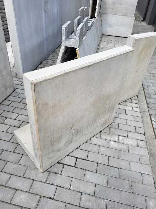 Mur oporowy typu L, mury oporowe elki 150x250x80x12 prefabrykat muru