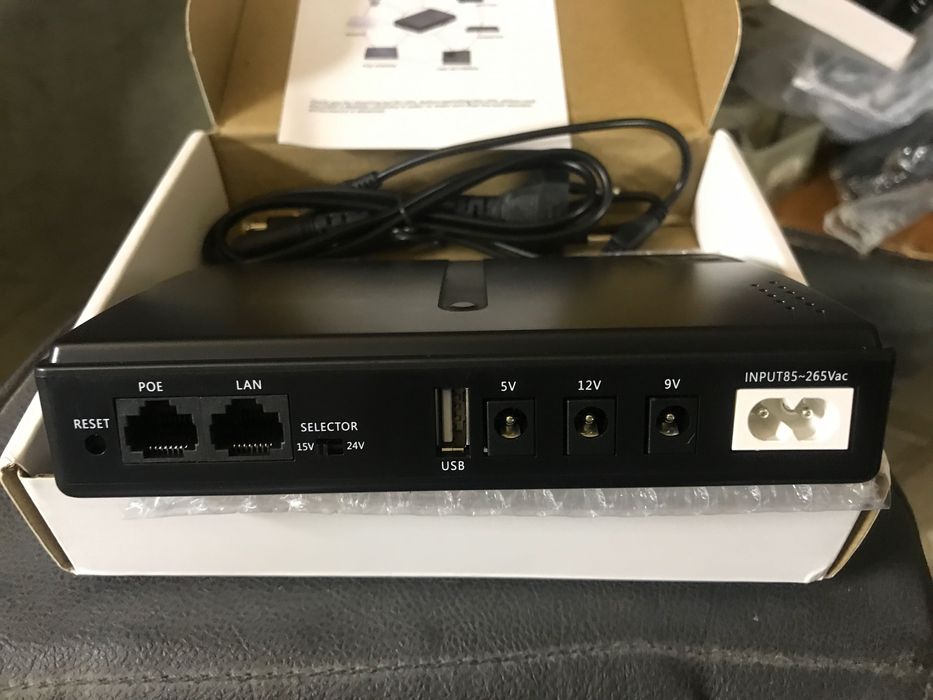 Міні УПС, ИБП - Бесперебойник для роутера WiFi оптики