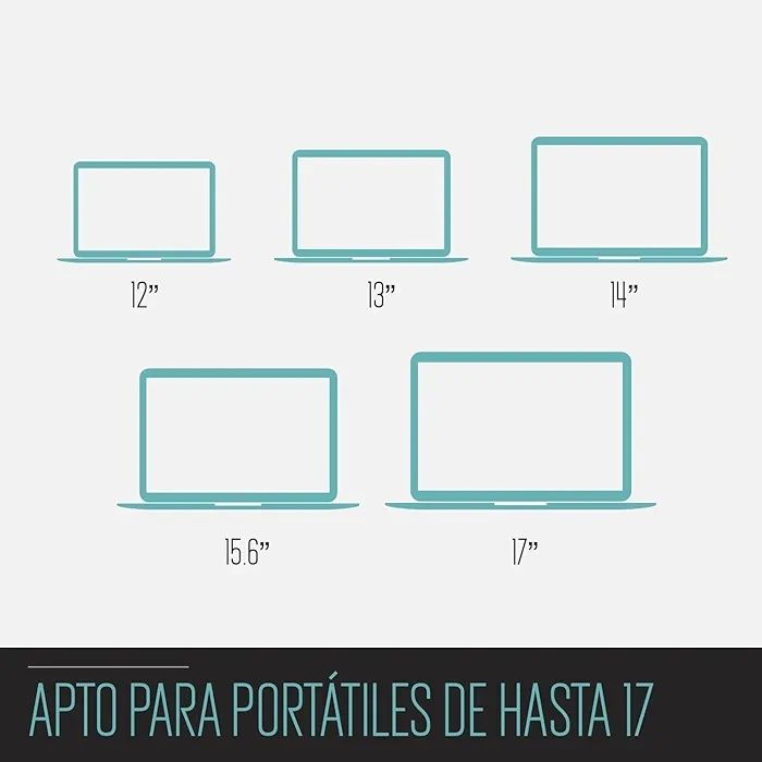 Suporte para computador portátil 17" com sistema de refrigeração e  ângulo de visão