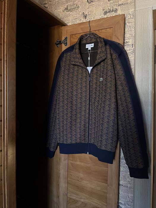 Lacoste Monogram Zip Track Jacket