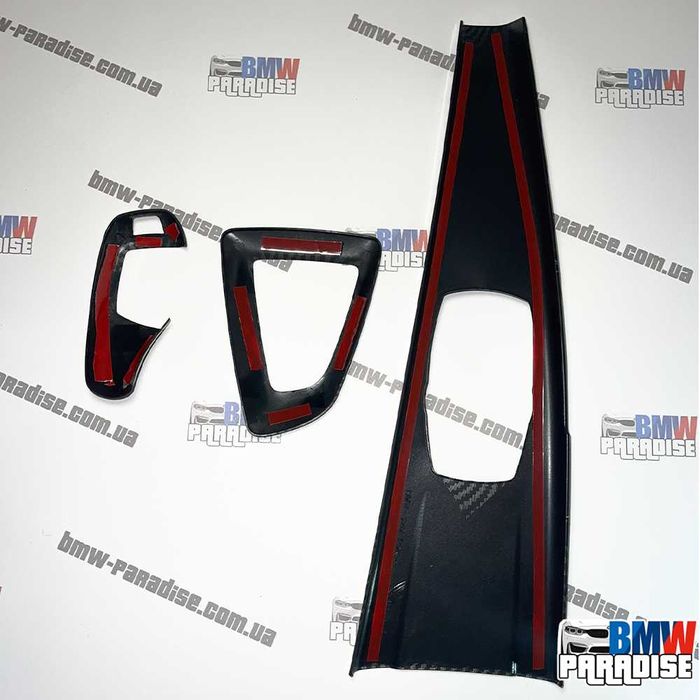 Набор для центральной консоли КАРБОН на ручку АКПП F30 F34 F33 F36