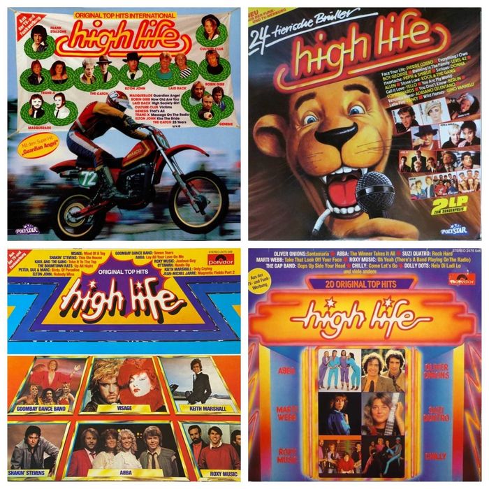 LP Сборники 80х Ronny's PopShow,HighLife,FormelEins,DinoTops,SmashHits