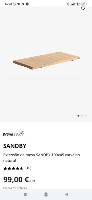 Mesa Jantar Madeira Carvalho + Extensão