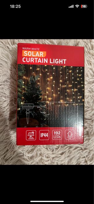Kurtyna solarna Action Led zestaw 4 szt nowe nieużywane