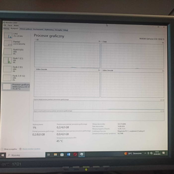 Komputer HP Compaaq Elite 8300 Microtawer karta graficzna Nivida 1050