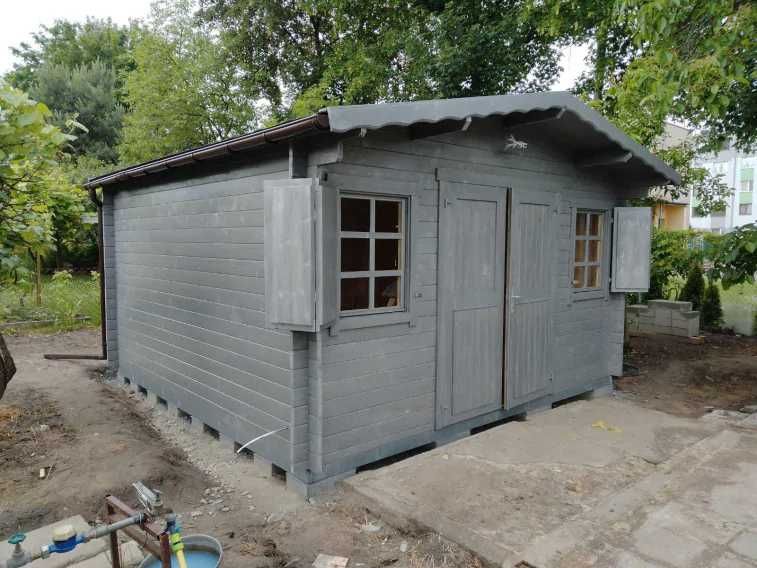 Domek narzędziowy drewniany ogrodowy