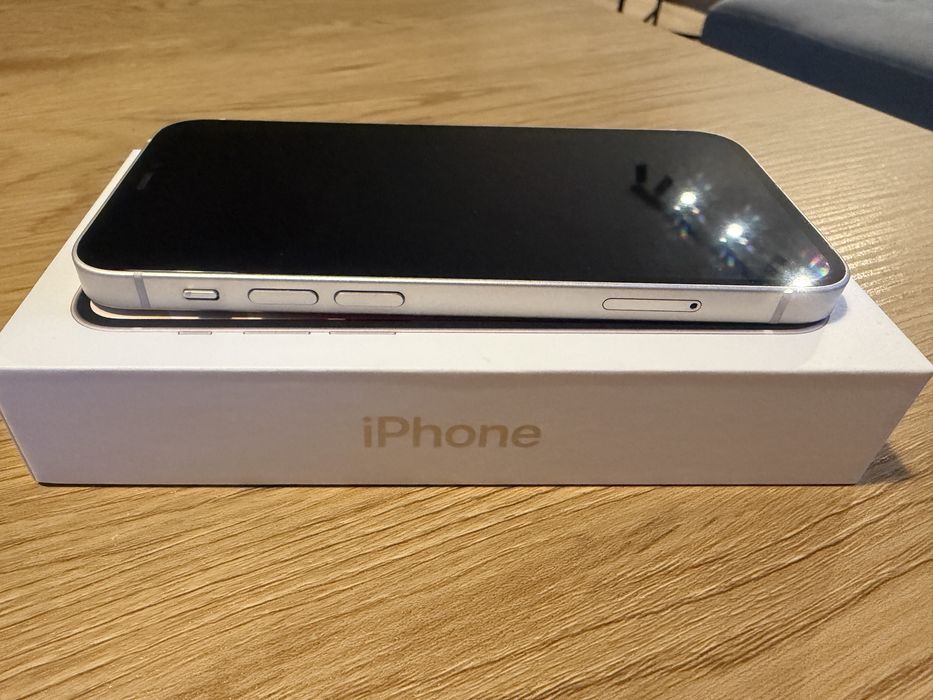 iPhone 12 mini, biały, 64GB+ 5 etui