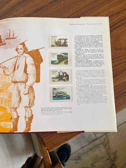 Livro Portugal em selos - 1985