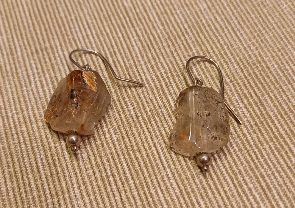 Kolczyki wiszące rękodzieło