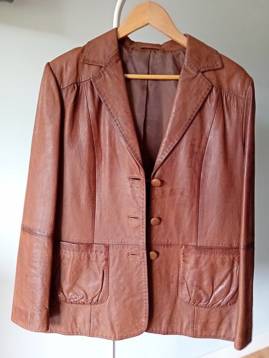 Casaco/blazer senhora 100% pele genuína