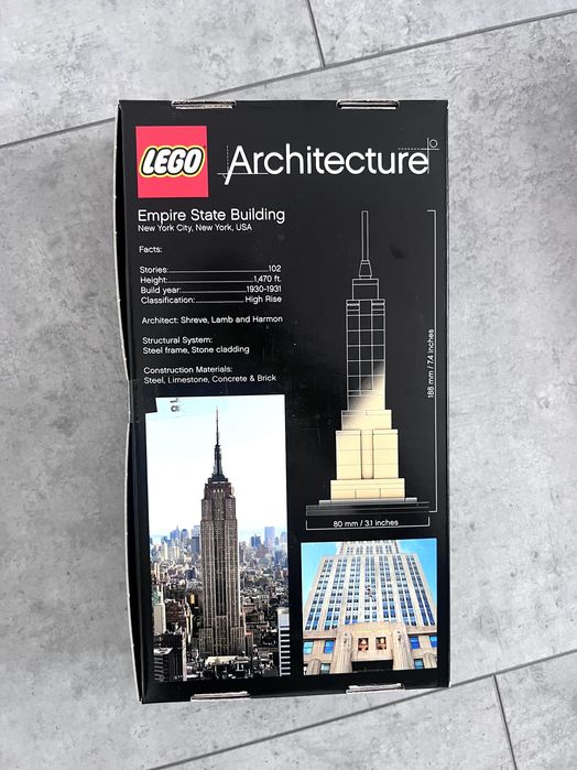 Lego 21002 zestaw kolekcjonerski NOWY Empire State Building