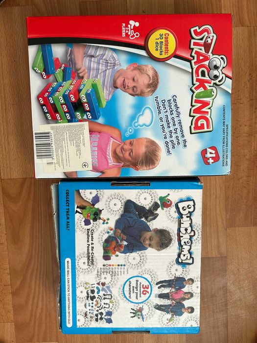 Игры настольные конструкторы  Bunchems и WOOPIE Puzzle 4+