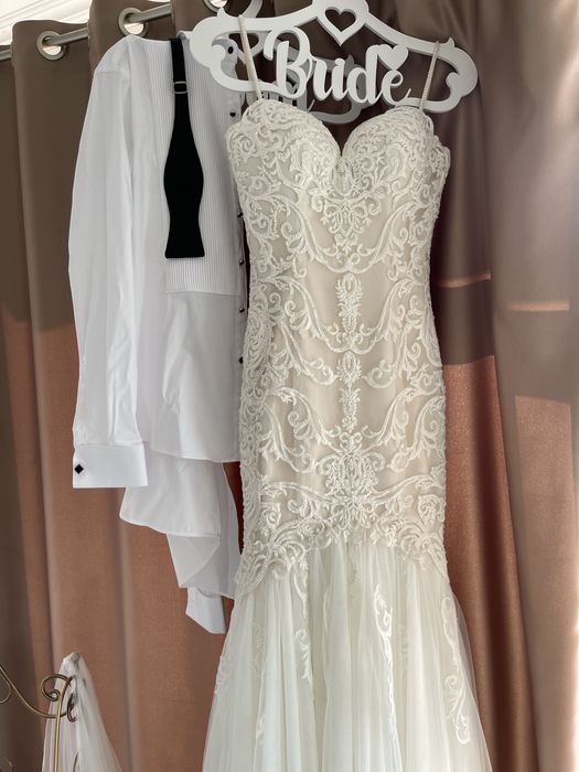 Весільна сукня рибка розмір S