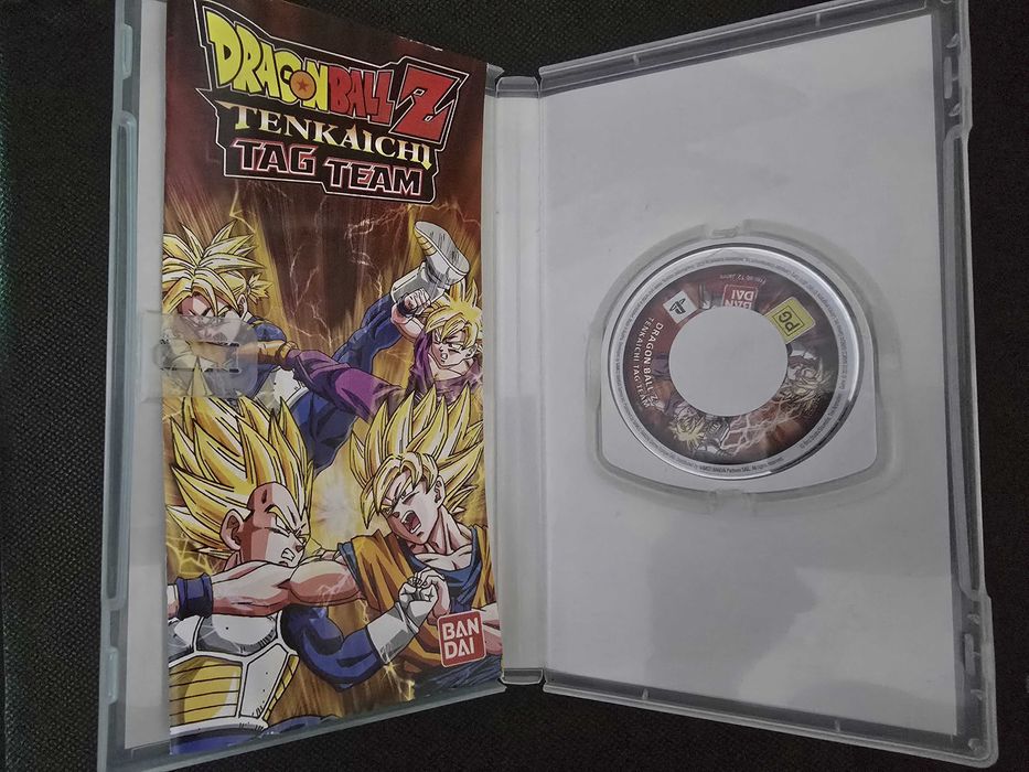 Dragon Ball Z Tenkaichi Tag Team - PSP - Jogo + Caixa + Manual (COMPLETO)