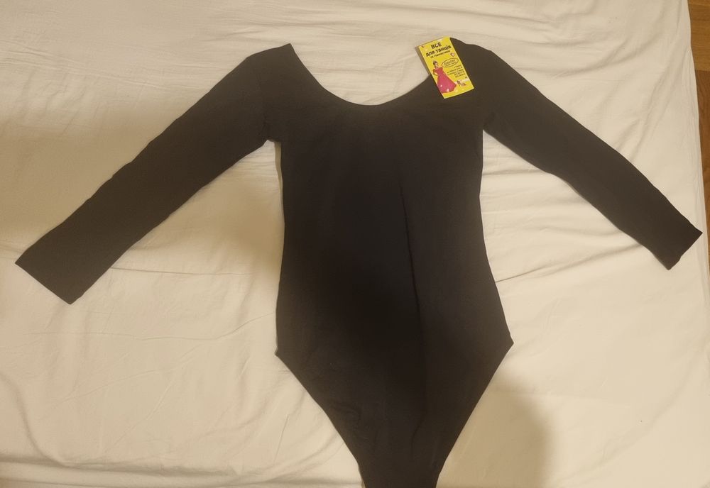 НОВИЙ Купальник для танців чорний 44 розмір