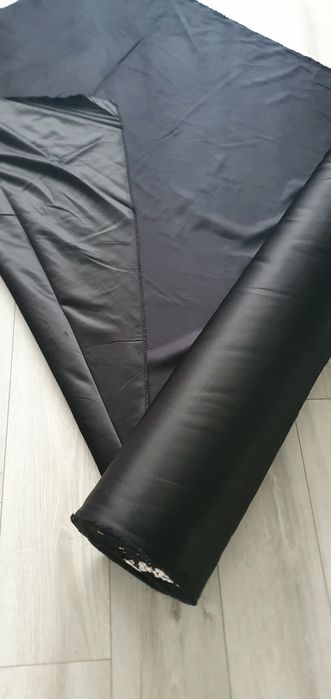Tkanina welur dwustronna 100x150cm czarny