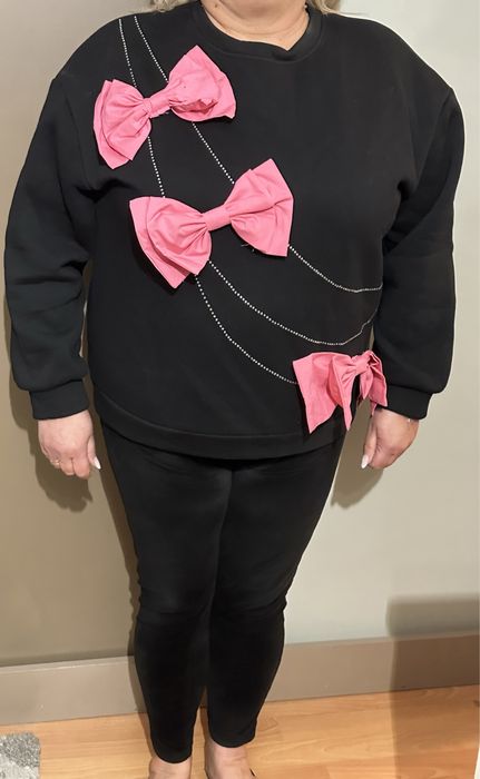 Bluza damska kokardki