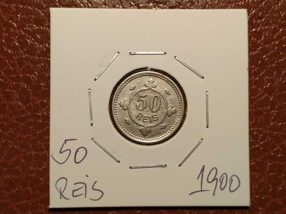 Portugal - moeda de 50 reis de 1900 (Monarquia)-preço por unidade
