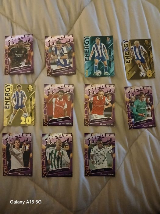 cartas idolos panini