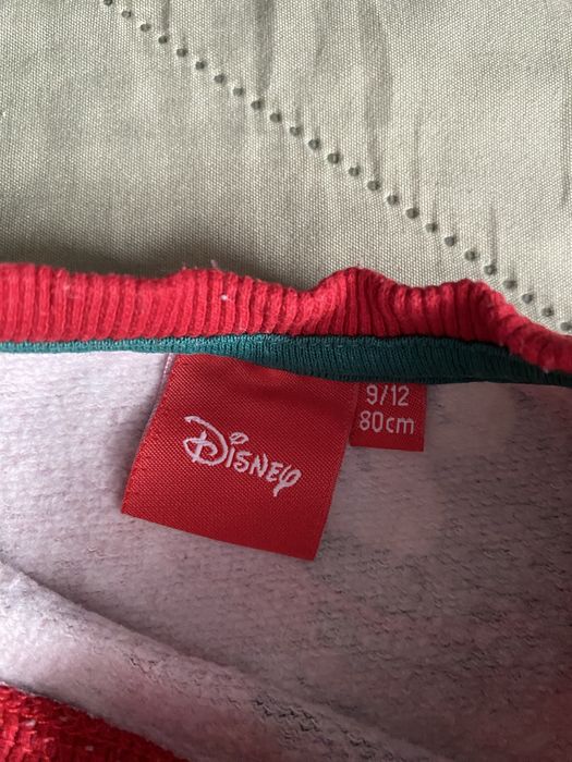 Bluza niemowlęca świąteczna r. 80 Disney Myszka Miki czerwona