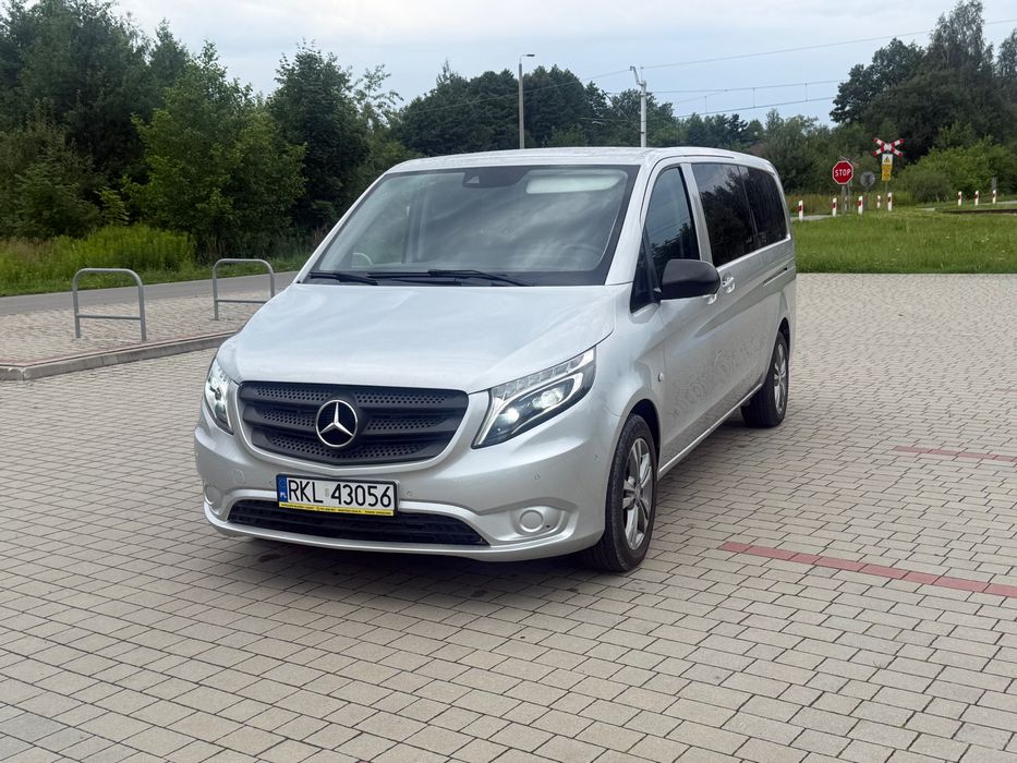 WYNAJEM Busa Mercedes Vito Tourer 8 osób osobowy  Extra Long 2.2 BiTurbo 7G Bus Wypożyczalnia