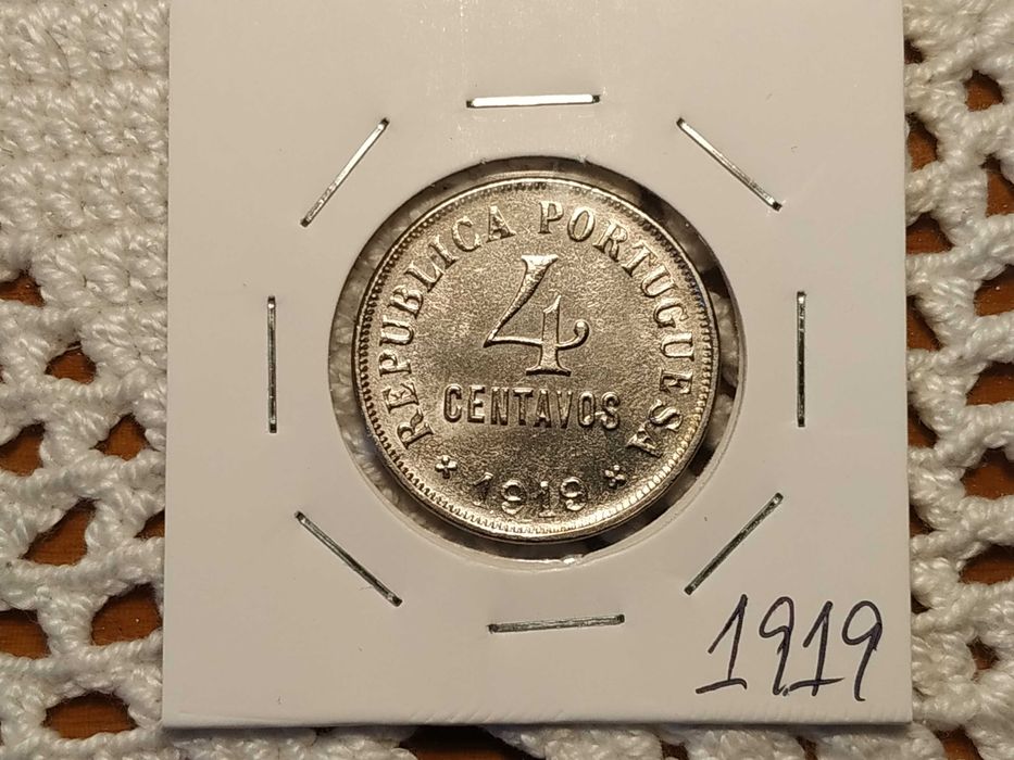 Portugal - 1919 4-cent coin