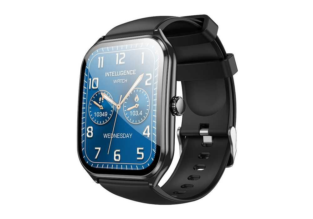 Смарт годинник Smart Watch з підтримкою дзвінків HOCO Y28 Чорний