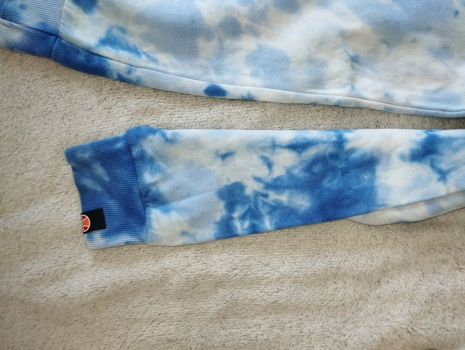 Bluza Ellesse S błękitno biała Diveria Tie Dye