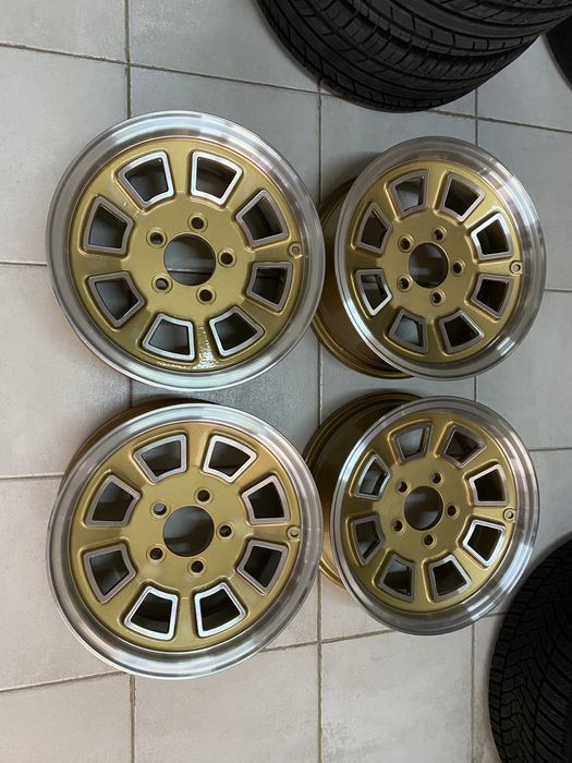 Jantes 14” 5x112 Mercedes w114 w115 w123 Classicos com aba “Bbs amg”