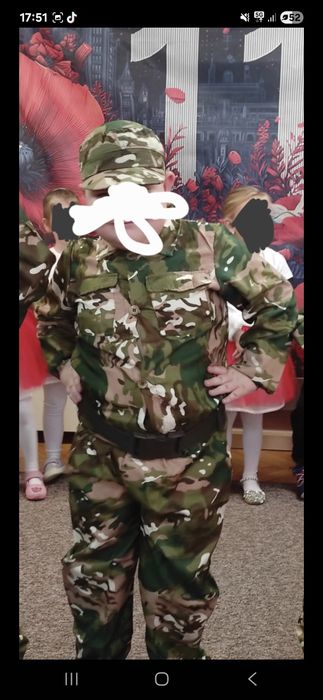 Mundur wojskowy  dla dziecka