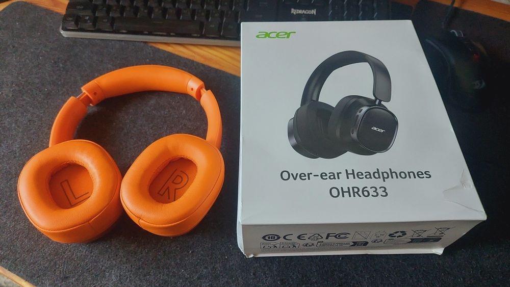 Бездротові Bluetooth навушники Acer OHR633 ,активний шумодав,  глибокий бас, відповідь на дзвінки, довга автономність
