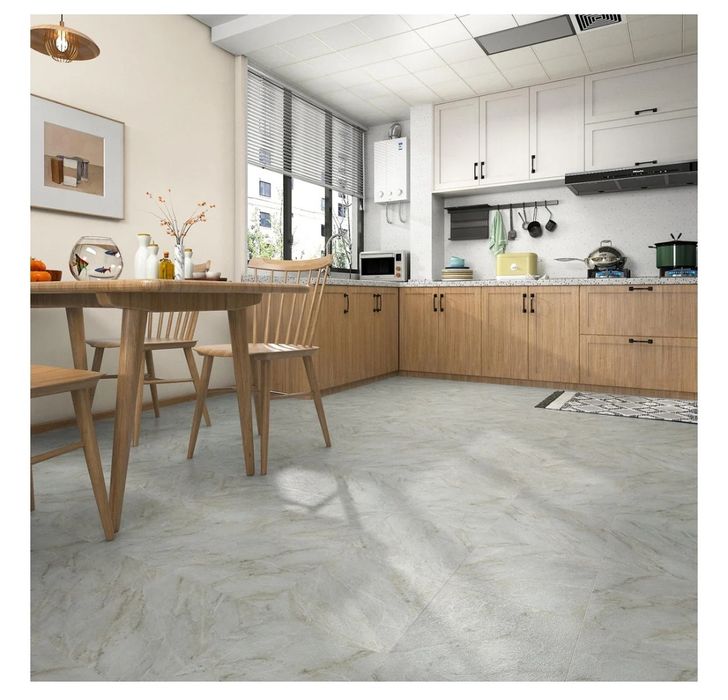 4.3m2 2xYullpaper szara biała podłoga winylowa samoprzylepna 24 sztuki