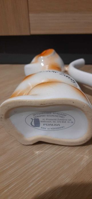 RARYTAS! Pijałka Piesek Nałęczów Zdrój / Kolekcjonerska Ceramika PRL