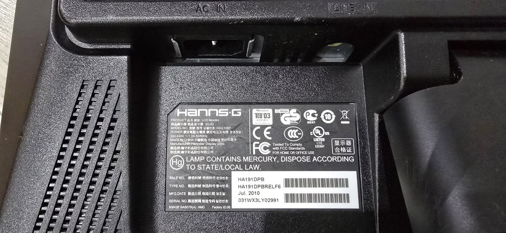 Monitor hsg 1097 19 cali