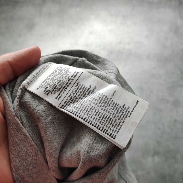 MĘSKA Szara Koszulka Bawełna Kołnierzyk V Sport Casual Nike Elegancka