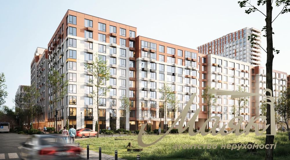 Продаж 3к квартири 96м² у ЖК Sister. 3 спальні, автономна котельня