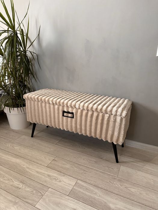 Банкетка пуф с нишей для хранения