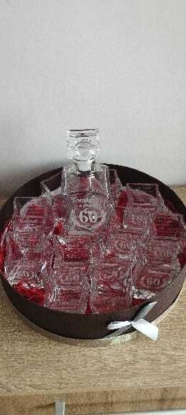 karafka i 12 szklanek na 60 Tomasza