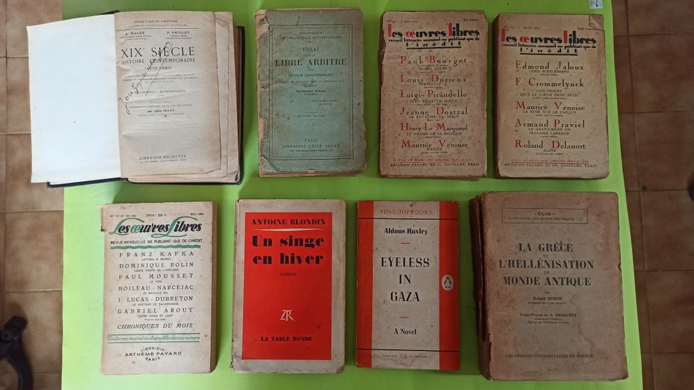 Literatura estrangeira, diversos temas