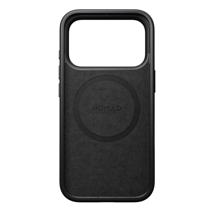 Nomad modern leather case - etui do iphone 18 pro / 17 pro kompatybilne z magsafe, skóra ecco (czarny)