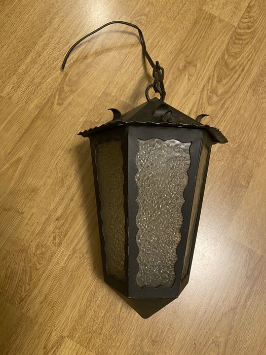 Stara lampa wisząca Vintage
