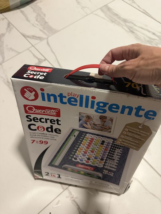 Gra planszowa logiczna Quercetti Secret Code (Mastermind) 2w1, kompletna