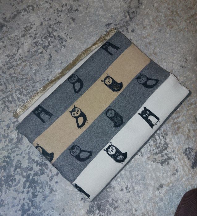 Szalik szal w sowy NOWY