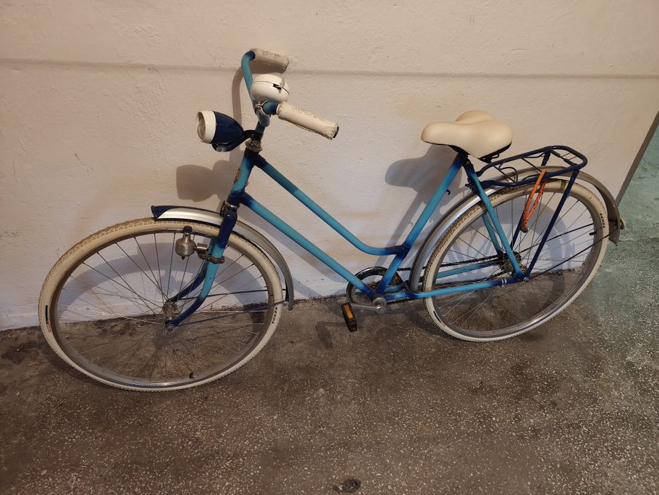 Rower damka miejski retro